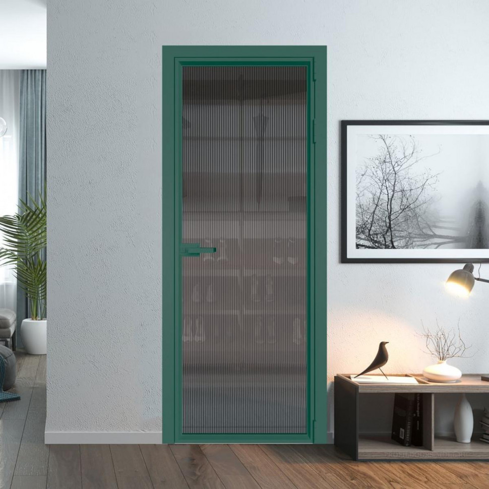 Межкомнатная дверь ProfilDoors 1 AV Мору тонированное профиль Зеленый воск