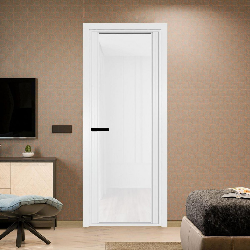 Межкомнатная дверь ProfilDoors 2 AGP Триплекс белый профиль Вайт