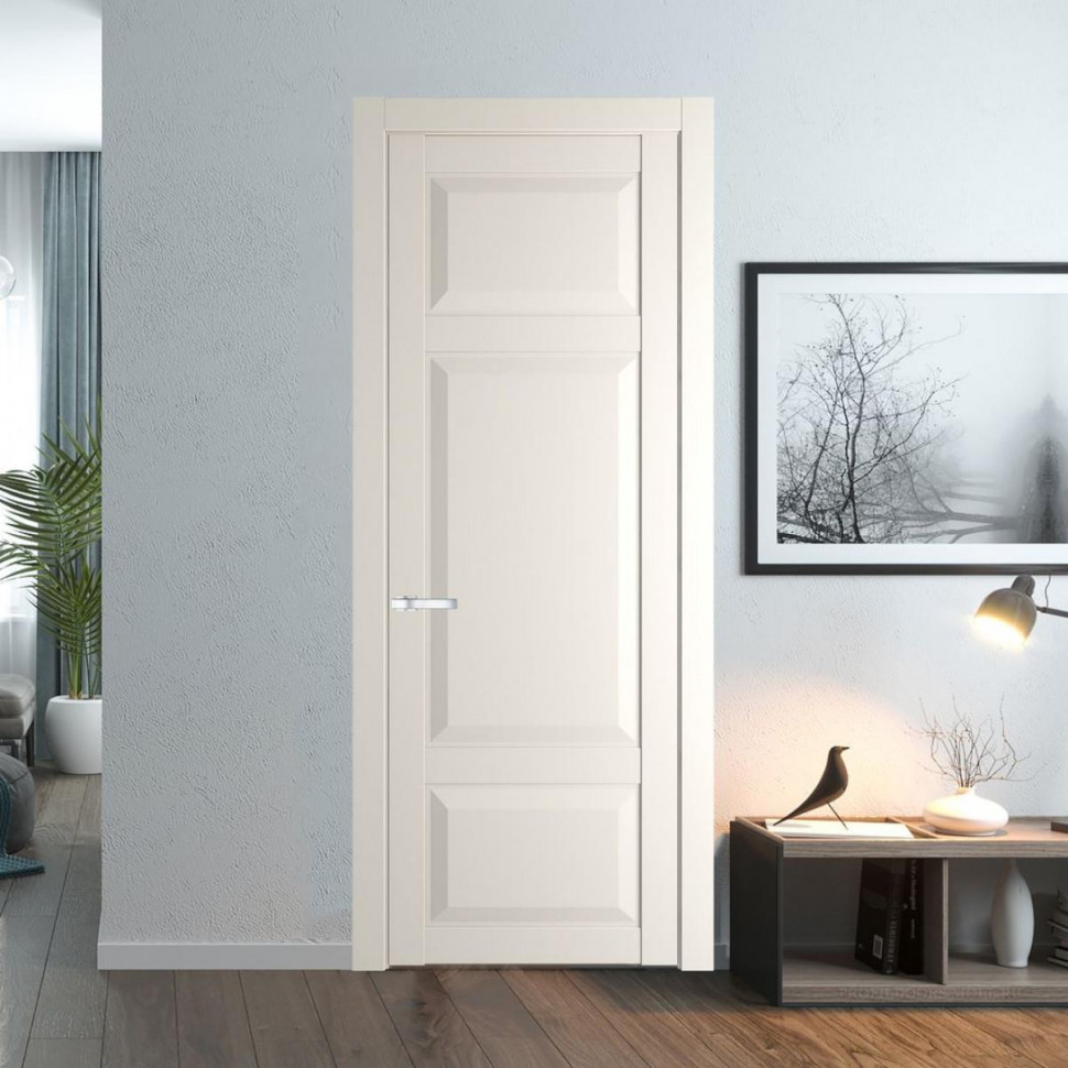 Межкомнатная дверь ProfilDoors 1.3.1 PD цвет Перламутр белый вставка Глухая