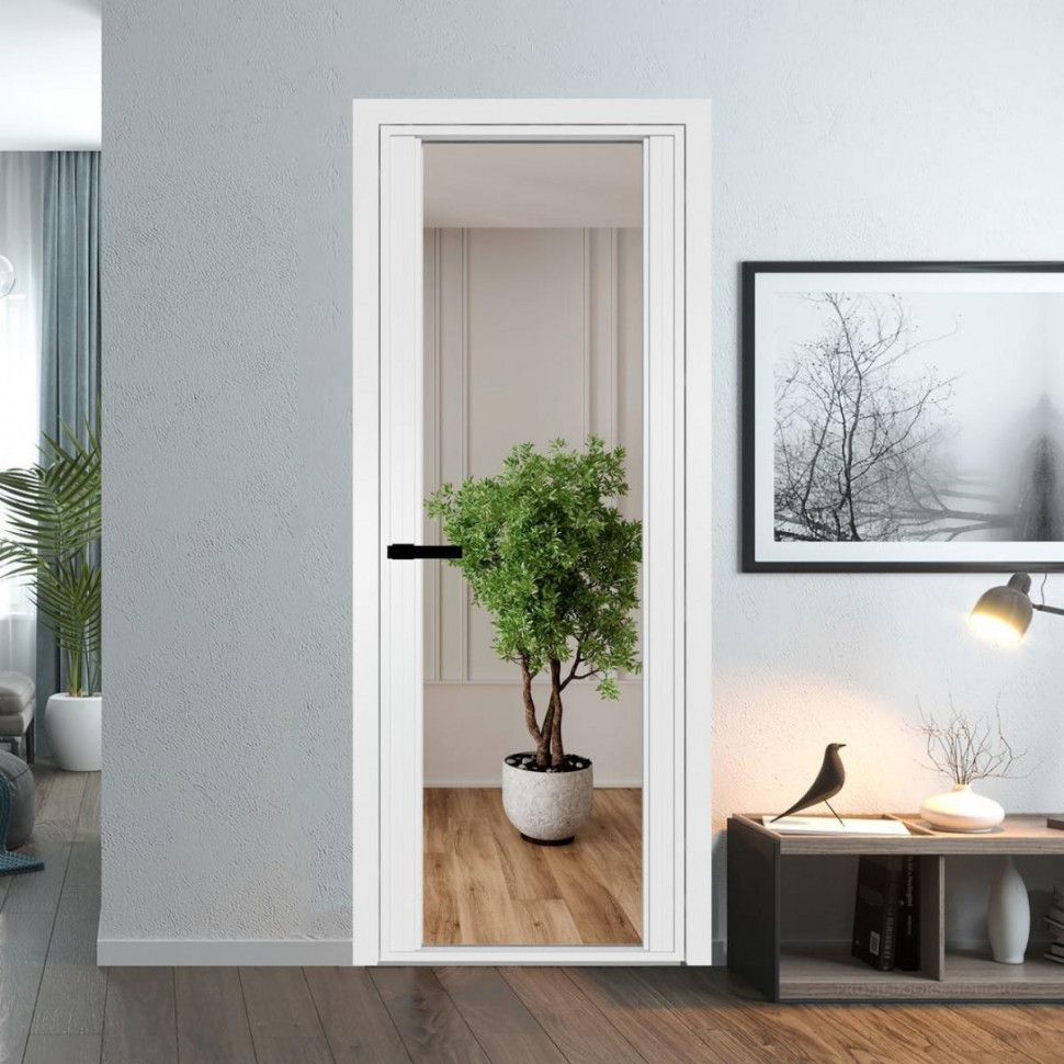 Межкомнатная дверь ProfilDoors 2 AGP Зеркало профиль Вайт
