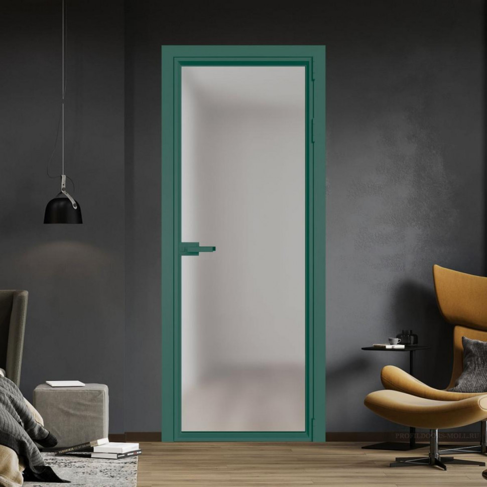 Межкомнатная дверь ProfilDoors 1 AV Матовое профиль Зеленый воск