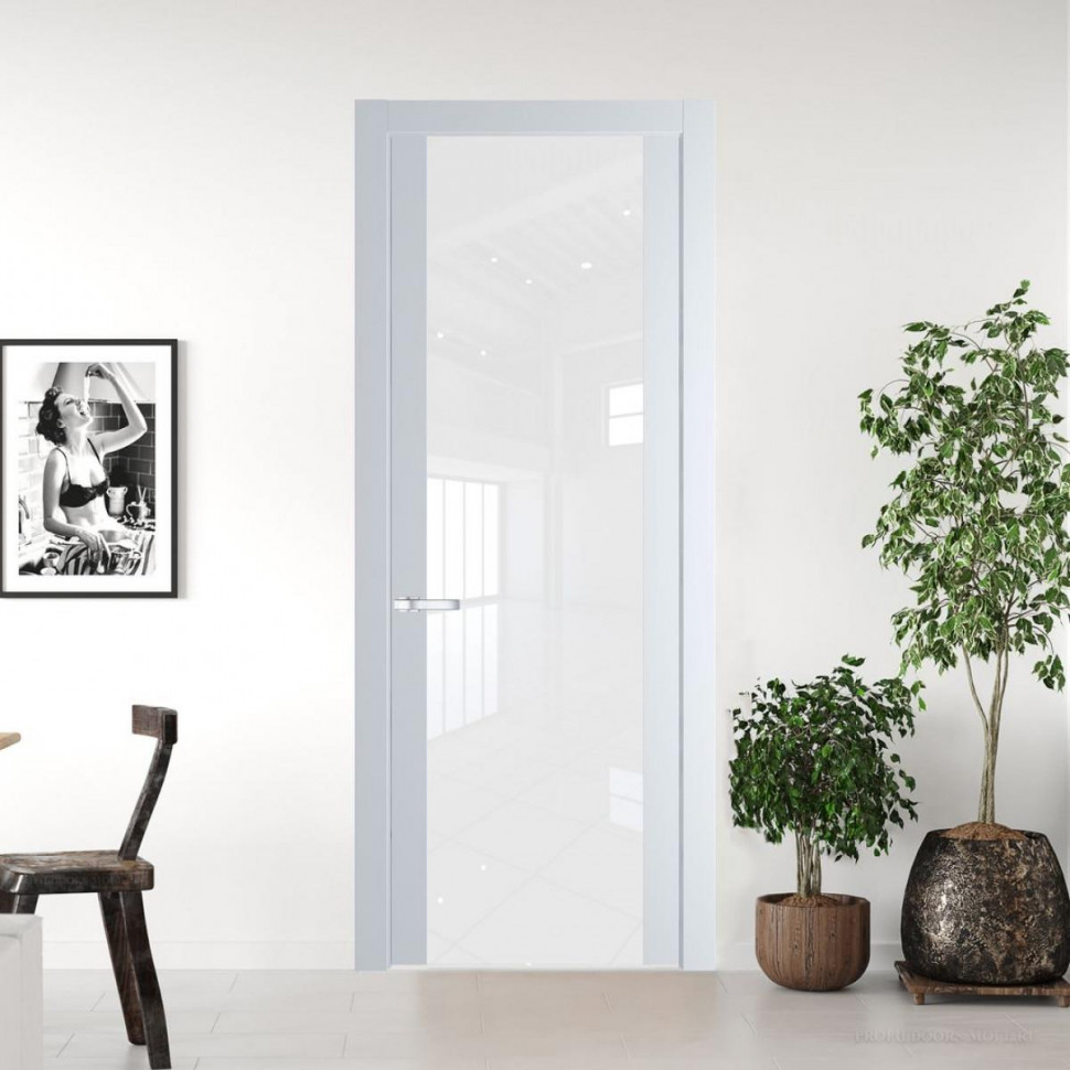 Межкомнатная дверь ProfilDoors 1.13P Вайт Белый триплекс