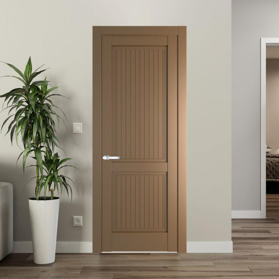 Межкомнатная дверь ProfilDoors 3.2.1 PM Перламутр золото Глухая