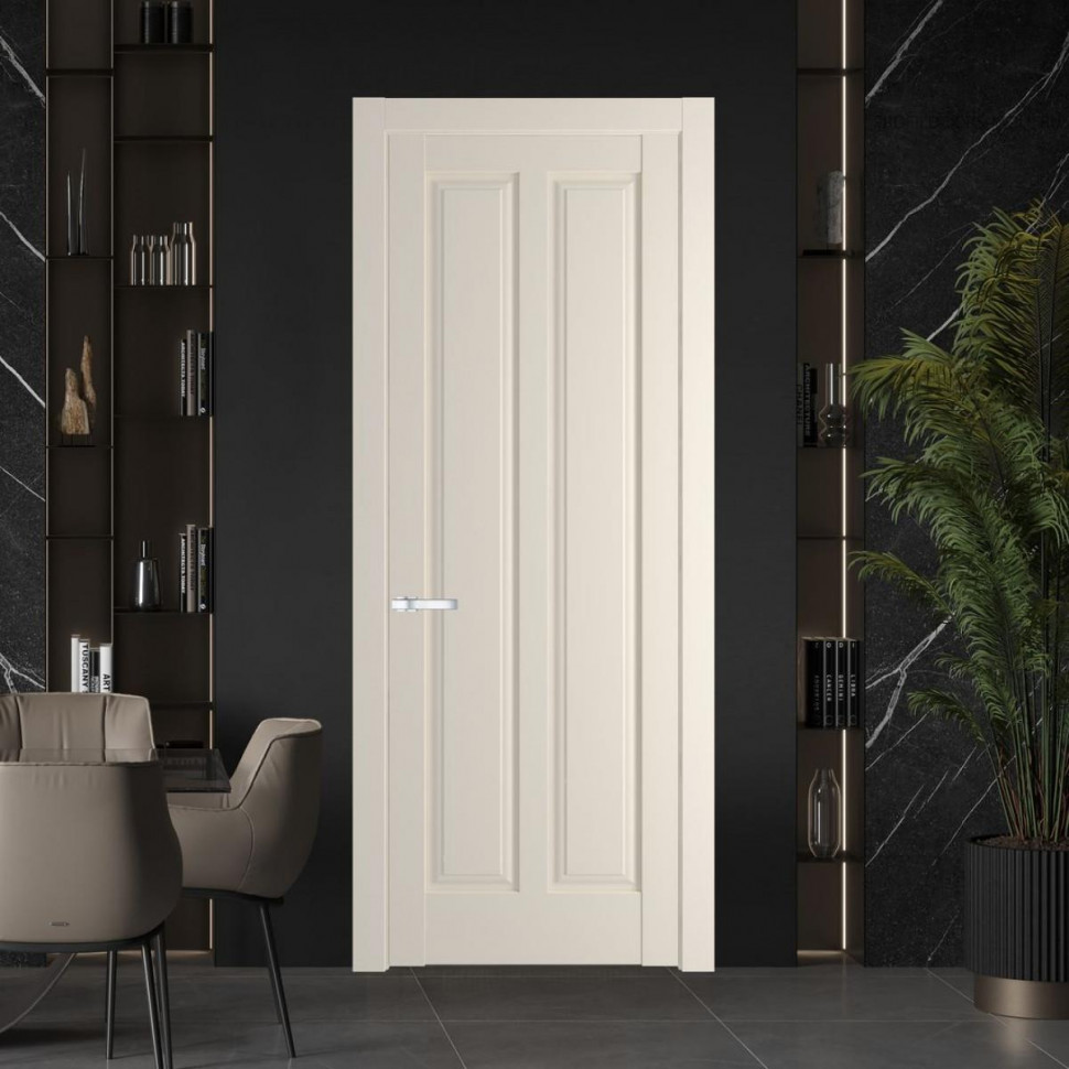 Межкомнатная дверь ProfilDoors 4.7.1 PD цвет Кремовая Магнолия вставка Глухая