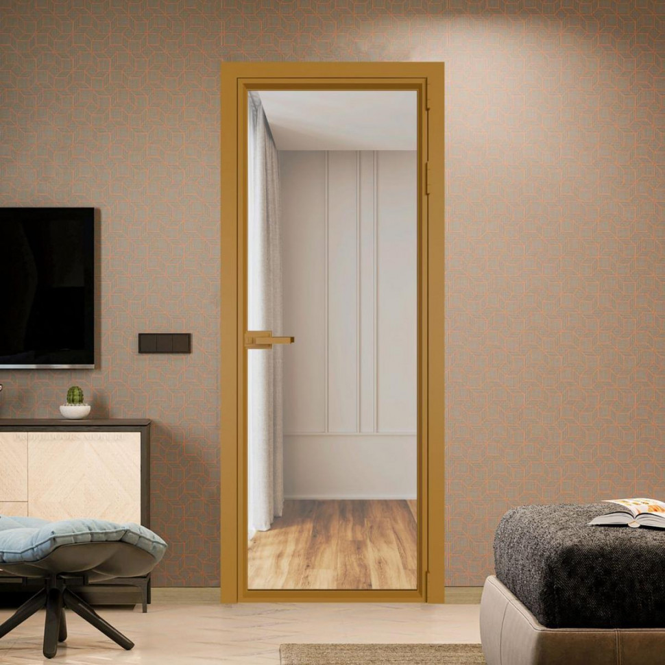 Межкомнатная дверь ProfilDoors 1 AV Комфорт нейтрал профиль Золото