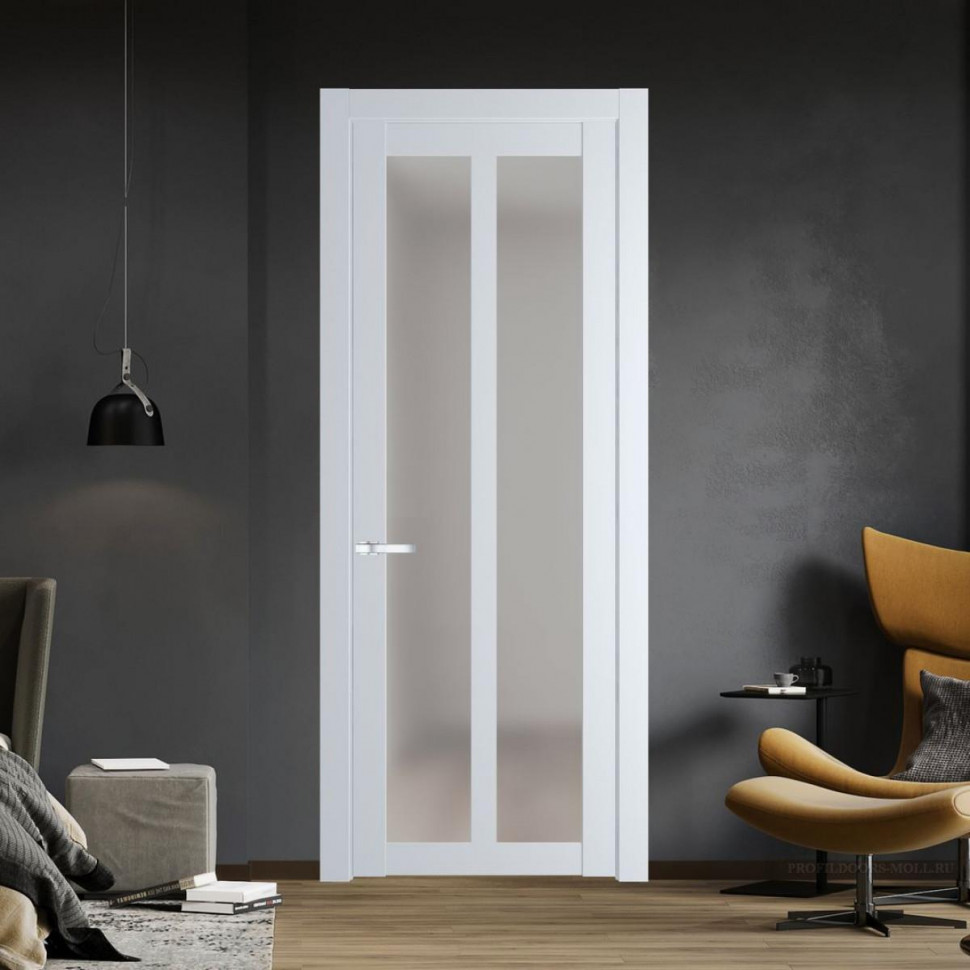 Межкомнатная дверь ProfilDoors 1.7.2 PD цвет Вайт вставка Матовое