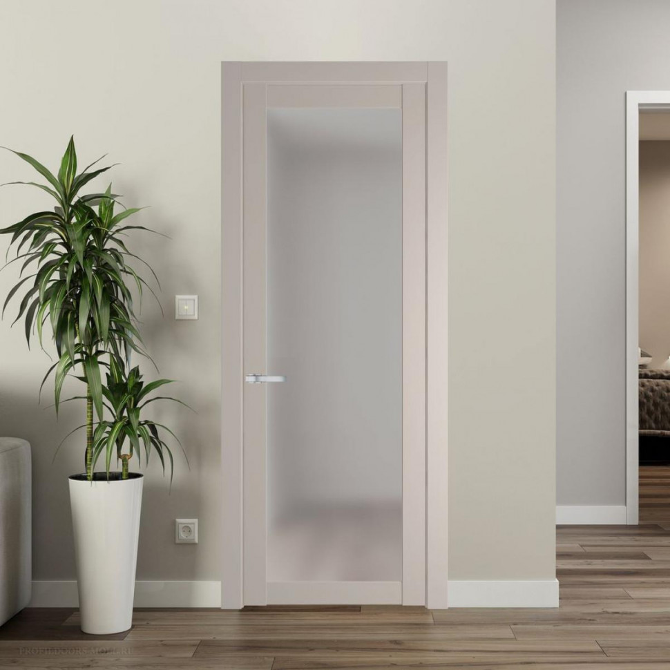 Межкомнатная дверь ProfilDoors 2.1.2 PD цвет Сэнд вставка Матовое