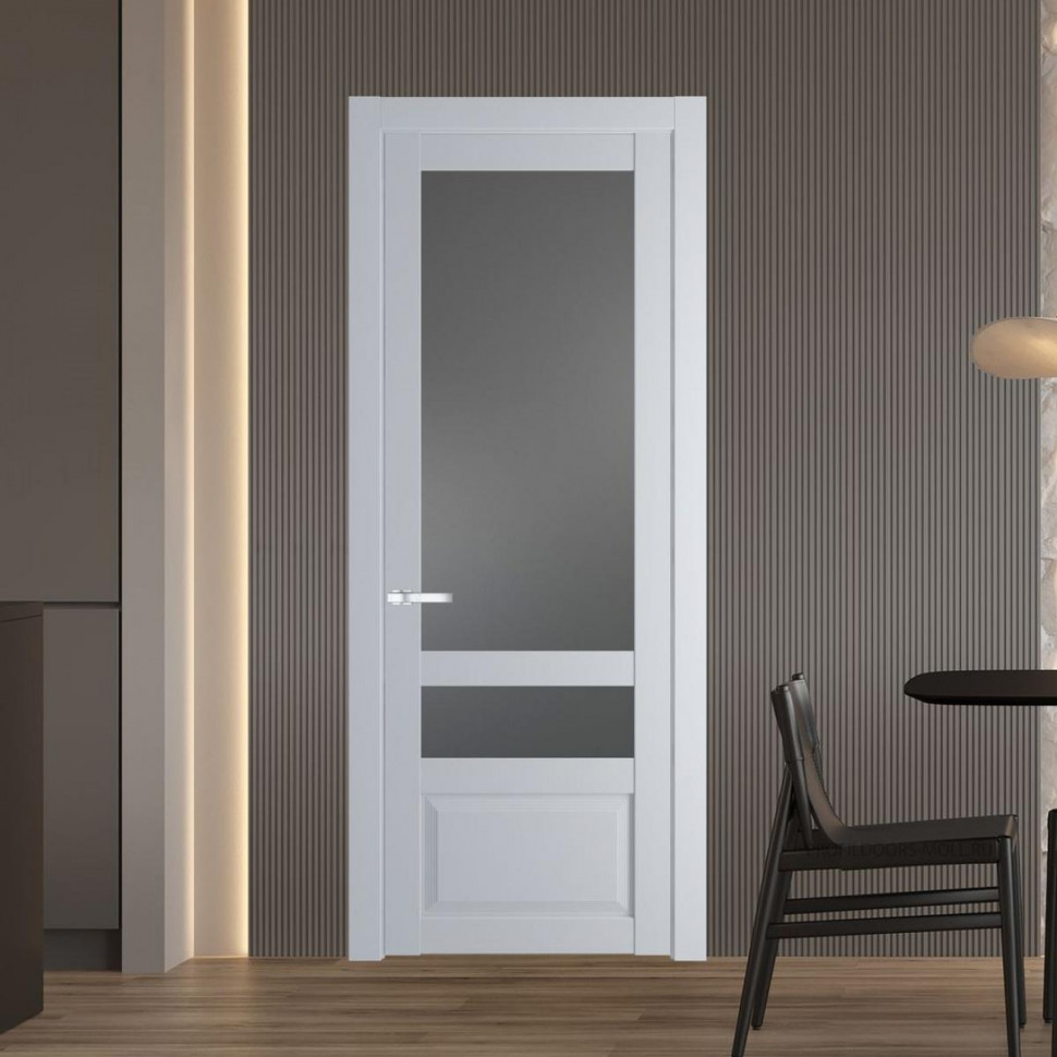 Межкомнатная дверь ProfilDoors 2.5.4 PD цвет Лайт Грей вставка Графит