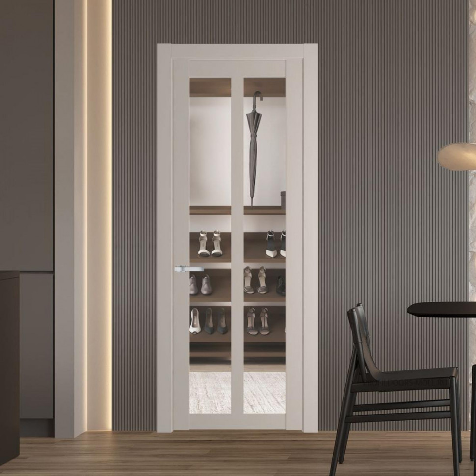 Межкомнатная дверь ProfilDoors 2.7.2 PD цвет Сэнд вставка Прозрачное