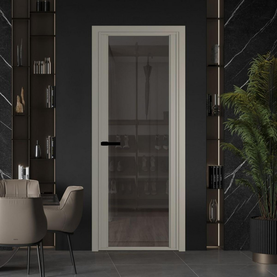 Межкомнатная дверь ProfilDoors 2 AGP Тонированное профиль Никель матовый