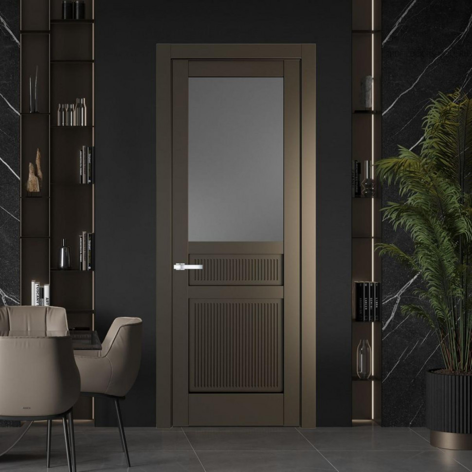 Межкомнатная дверь ProfilDoors 2.3.2PM Перламутр бронза Графит