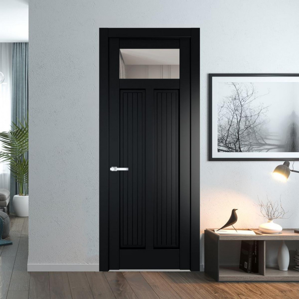 Межкомнатная дверь ProfilDoors 3.4.2PM Блэк Прозрачное