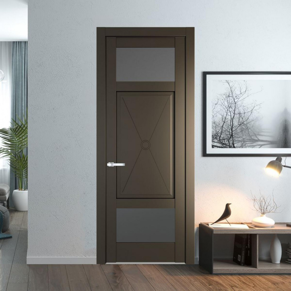 Межкомнатная дверь ProfilDoors 1.3.2PM Перламутр бронза Графит