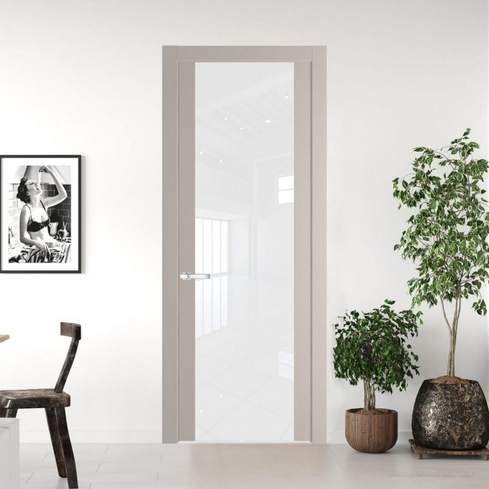 Межкомнатная дверь ProfilDoors 1.13P Сэнд Белый триплекс