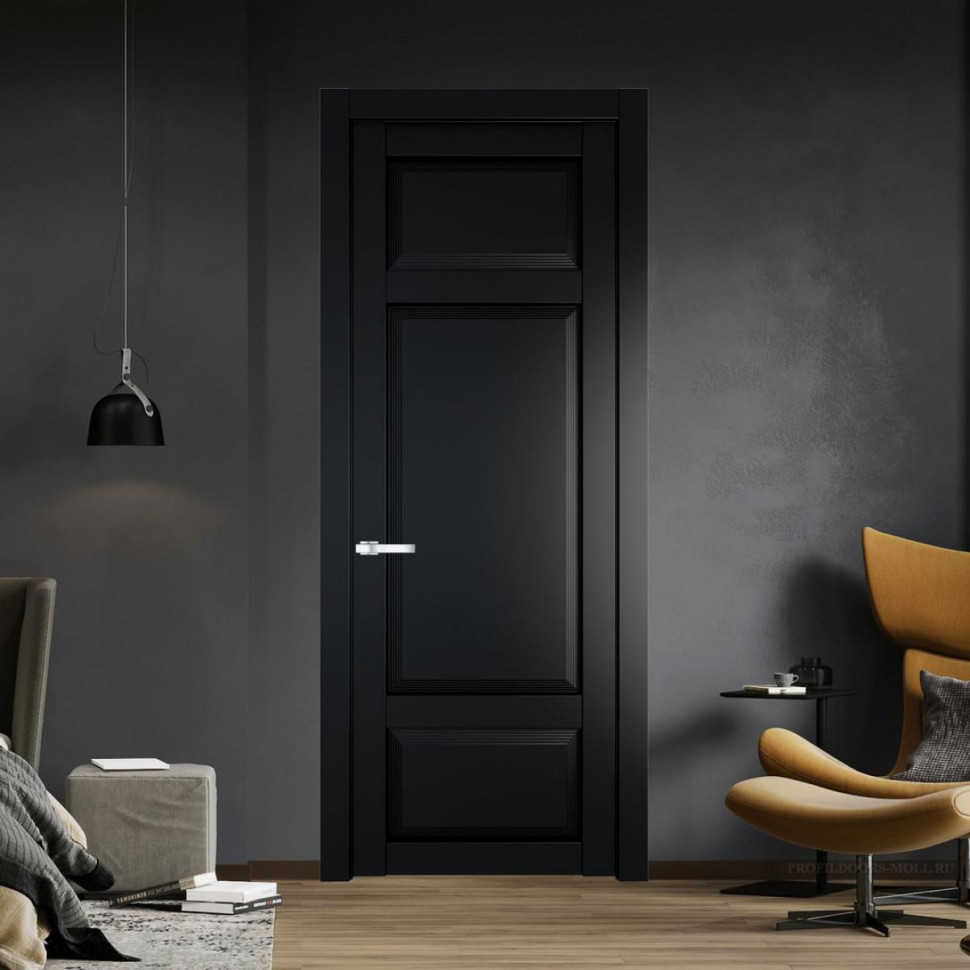 Межкомнатная дверь ProfilDoors 2.3.1 PD цвет Блэк вставка Глухая