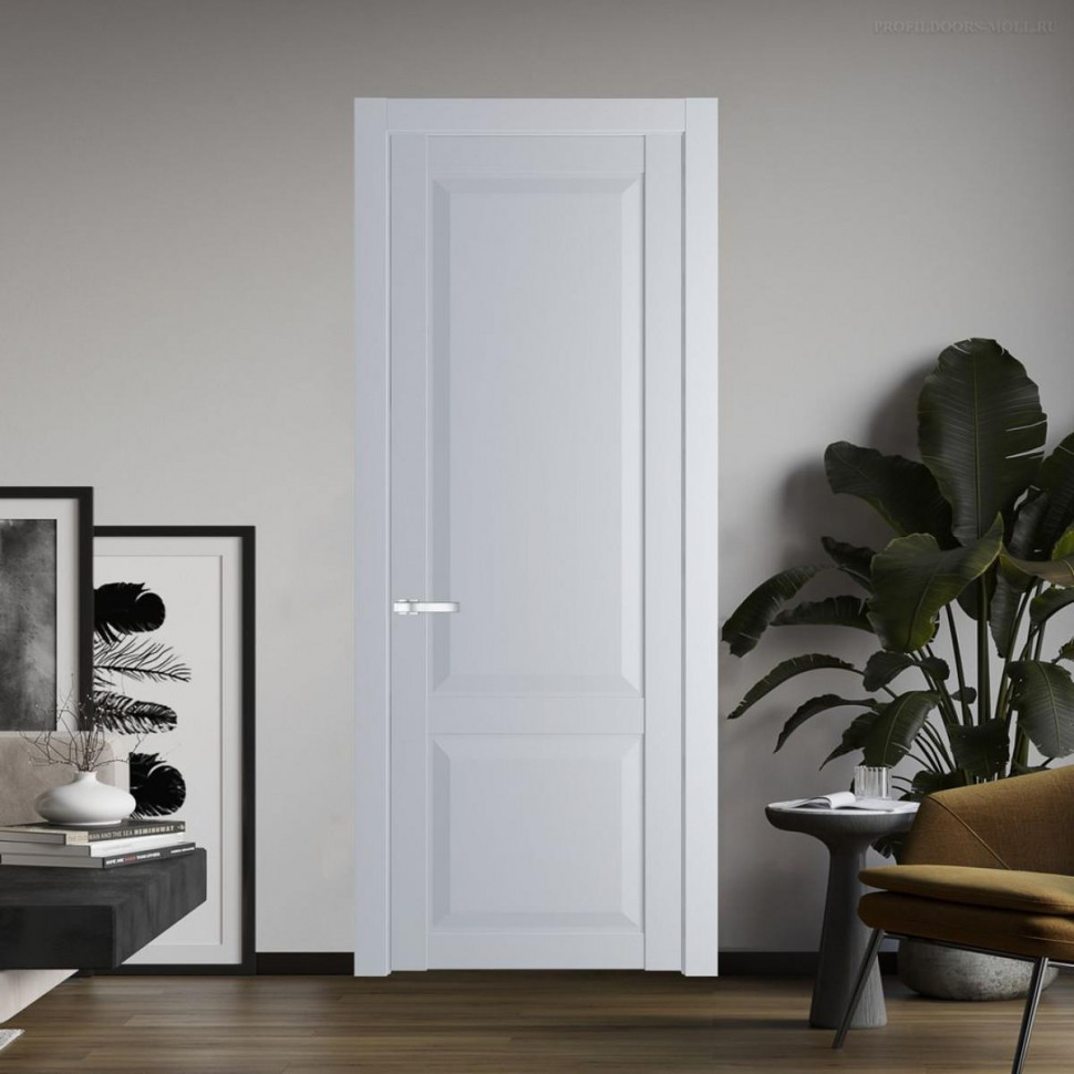Межкомнатная дверь ProfilDoors 1.2.1 PD цвет Лайт Грей вставка Глухая