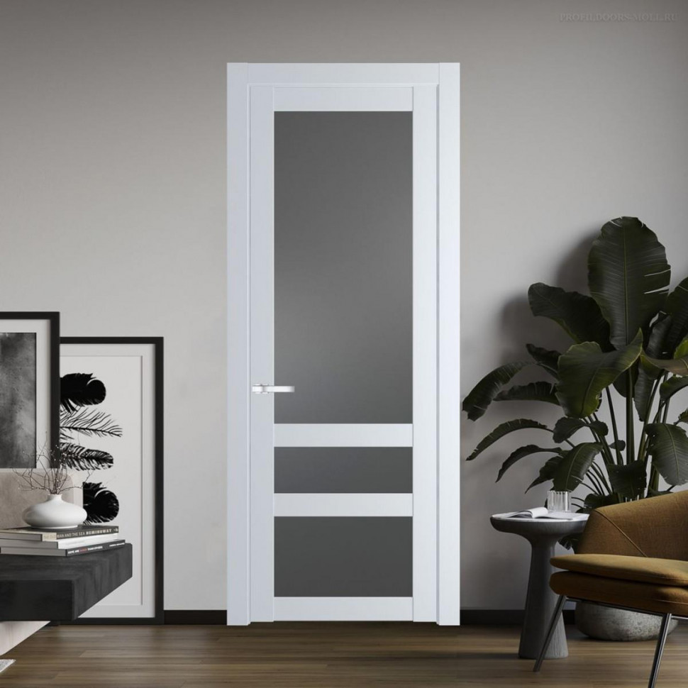 Межкомнатная дверь ProfilDoors 2.5.2 PD цвет Вайт вставка Графит