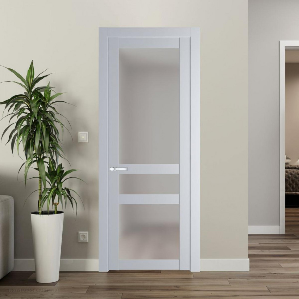 Межкомнатная дверь ProfilDoors 1.5.2 PD цвет Лайт Грей вставка Матовое