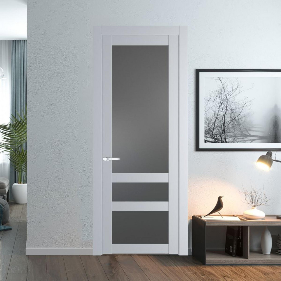 Межкомнатная дверь ProfilDoors 2.5.2 PD цвет Лайт Грей вставка Графит