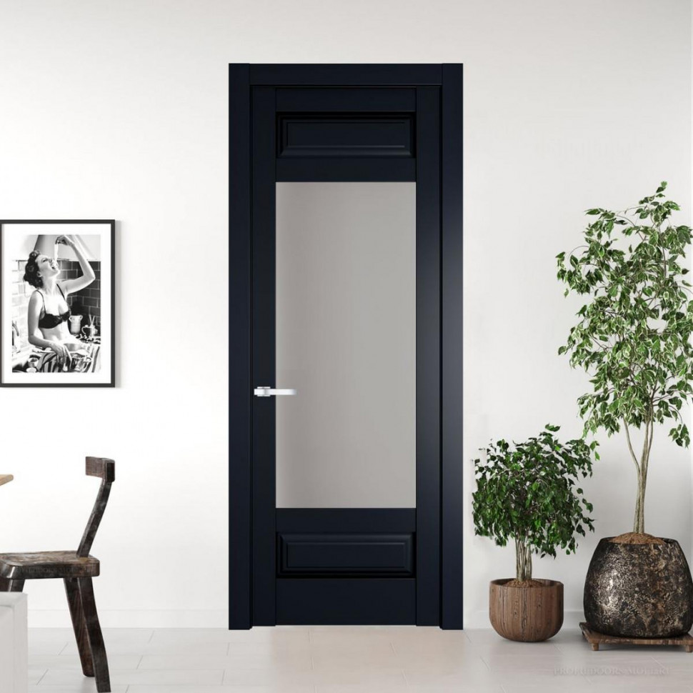 Межкомнатная дверь ProfilDoors 4.3.3 PD цвет Нэви Блу вставка Матовое