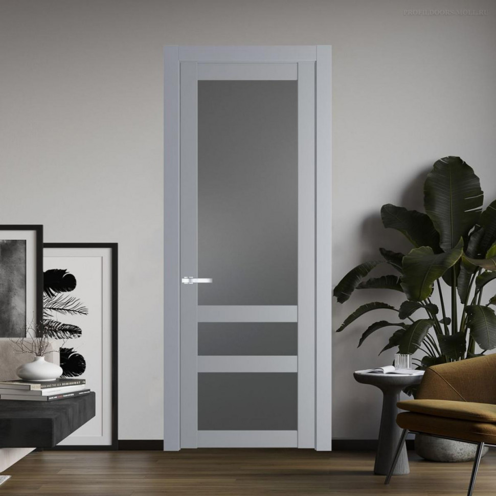 Межкомнатная дверь ProfilDoors 2.5.2 PD цвет Смоки вставка Графит