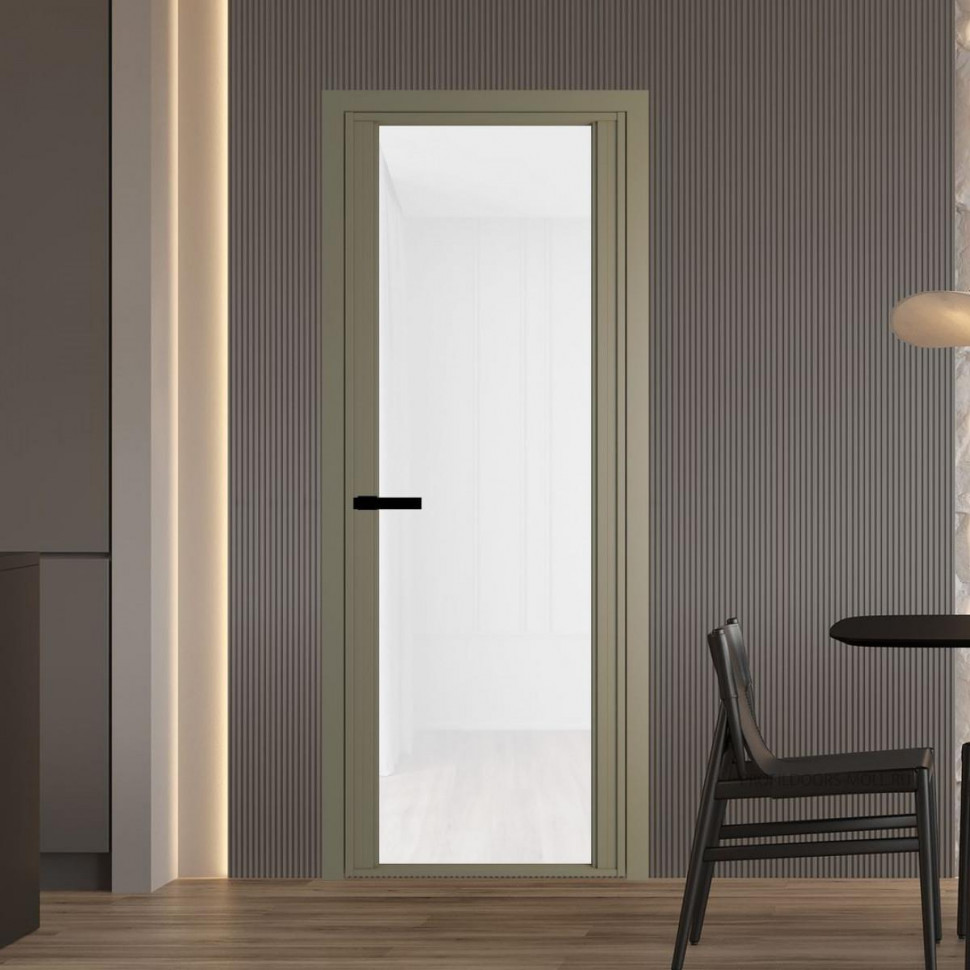 Межкомнатная дверь ProfilDoors 2 AGP Триплекс белый профиль Шампань