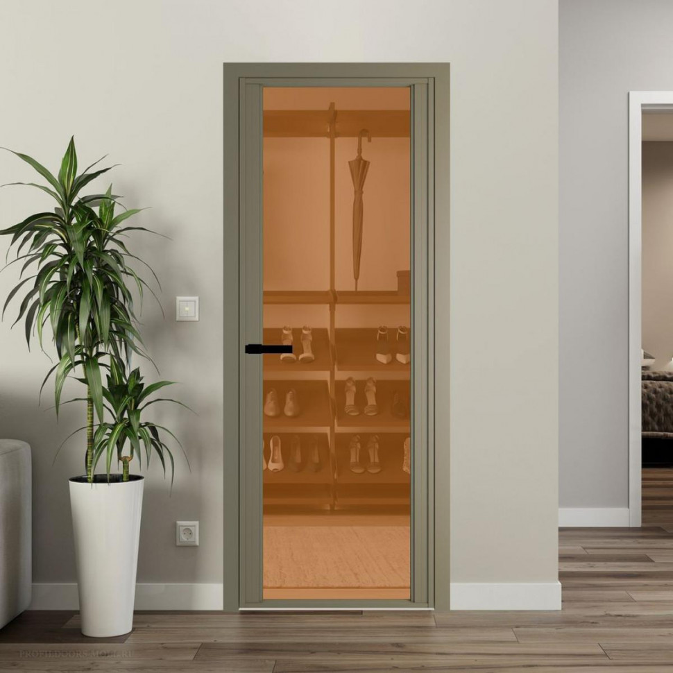 Межкомнатная дверь ProfilDoors 2 AGP Золотистая бронза профиль Шампань