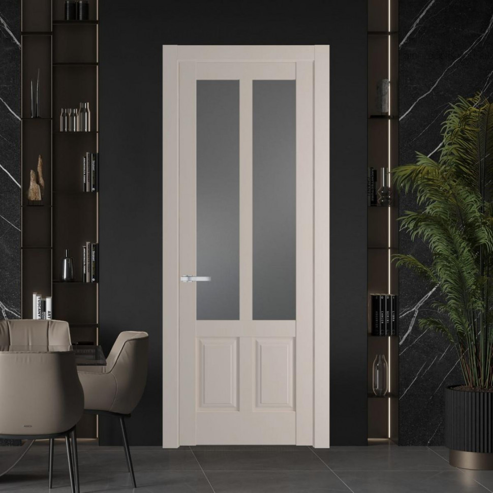 Межкомнатная дверь ProfilDoors 4.8.2 PD цвет Сэнд вставка Графит