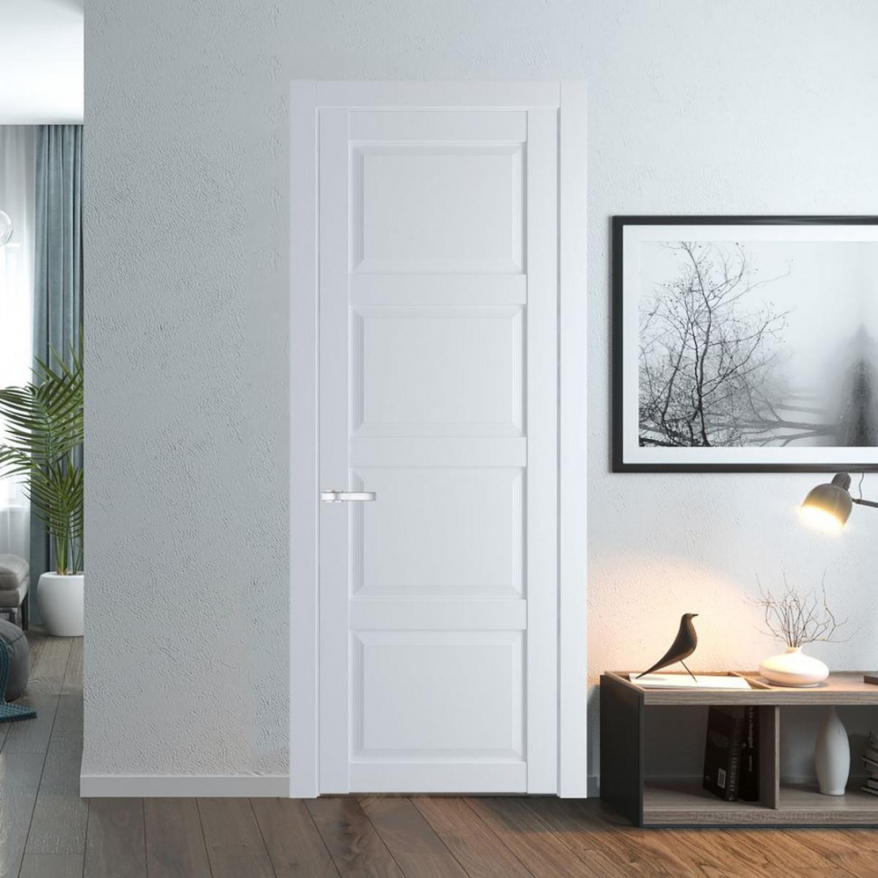 Межкомнатная дверь ProfilDoors 2.4.1 PD цвет Вайт вставка Глухая