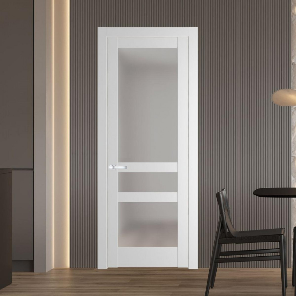 Межкомнатная дверь ProfilDoors 3.5.2 PD цвет Крем Вайт вставка Матовое