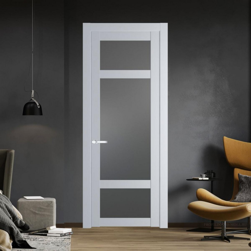 Межкомнатная дверь ProfilDoors 2.3.2 PD цвет Лайт Грей вставка Графит