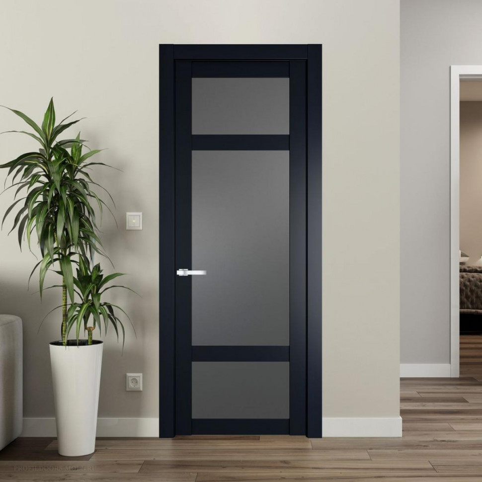 Межкомнатная дверь ProfilDoors 2.3.2 PD цвет Нэви Блу вставка Графит