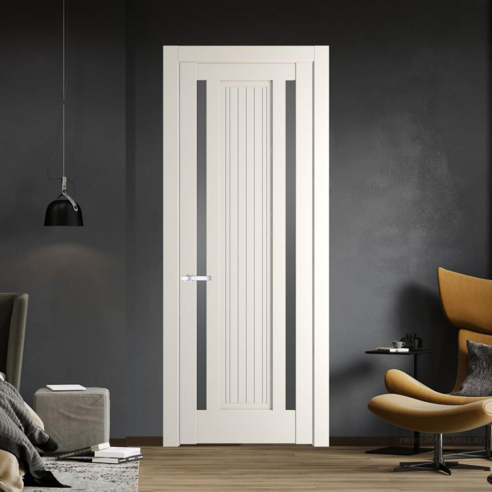 Межкомнатная дверь ProfilDoors 3.5.1PM Перламутр белый Графит