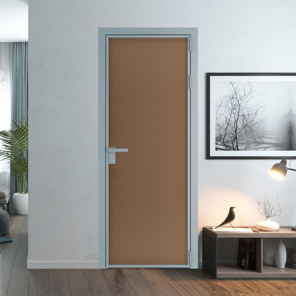 Межкомнатная дверь ProfilDoors 1 AP цвет Перламутр бронза элегант профиль Серебро