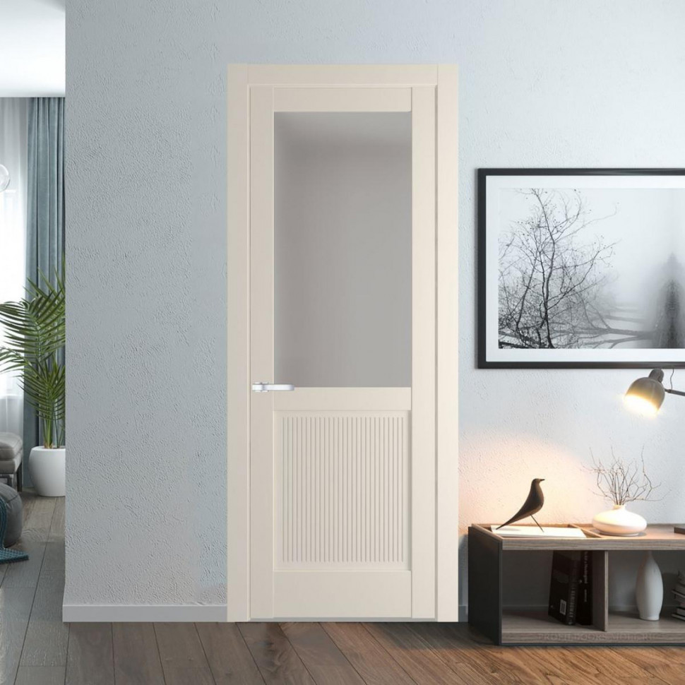 Межкомнатная дверь ProfilDoors 2.2.2PM Кремовая Магнолия Матовое
