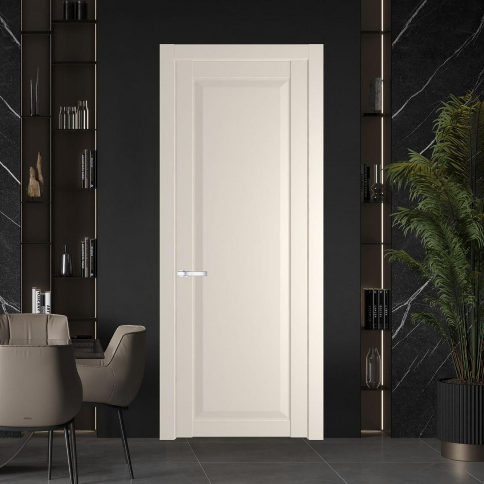 Межкомнатная дверь ProfilDoors 1.1.1 PD цвет Кремовая Магнолия вставка Глухая
