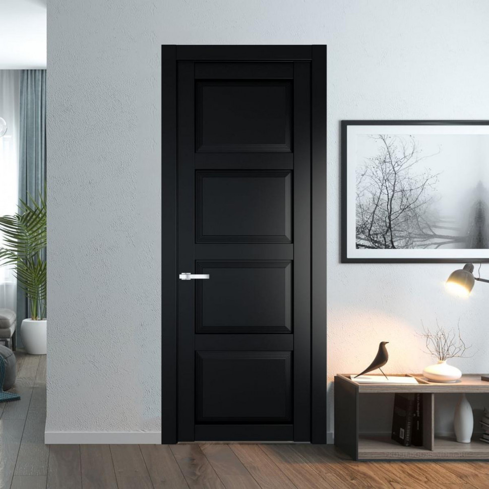 Межкомнатная дверь ProfilDoors 2.4.1 PD цвет Нэви Блу вставка Глухая