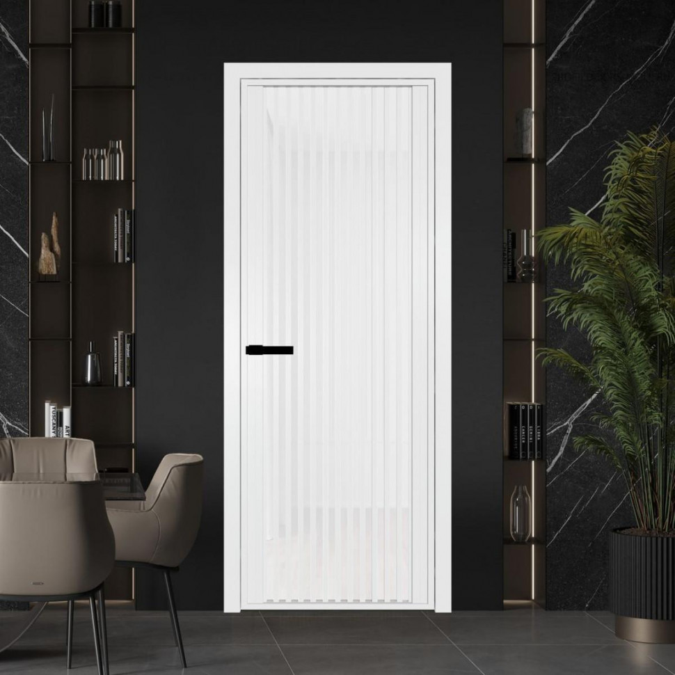 Межкомнатная дверь ProfilDoors 3 AGP Триплекс белый профиль Вайт