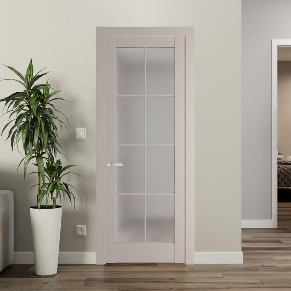 Межкомнатная дверь ProfilDoors 3.1.2 (р.8) PD цвет Сэнд вставка Матовое