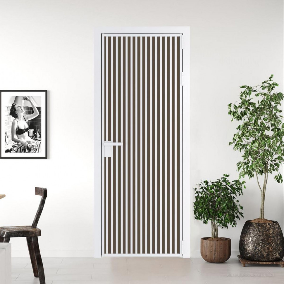 Межкомнатная дверь ProfilDoors 11 AG стекло Монохром гляссе триплекс цвет профиля Вайт