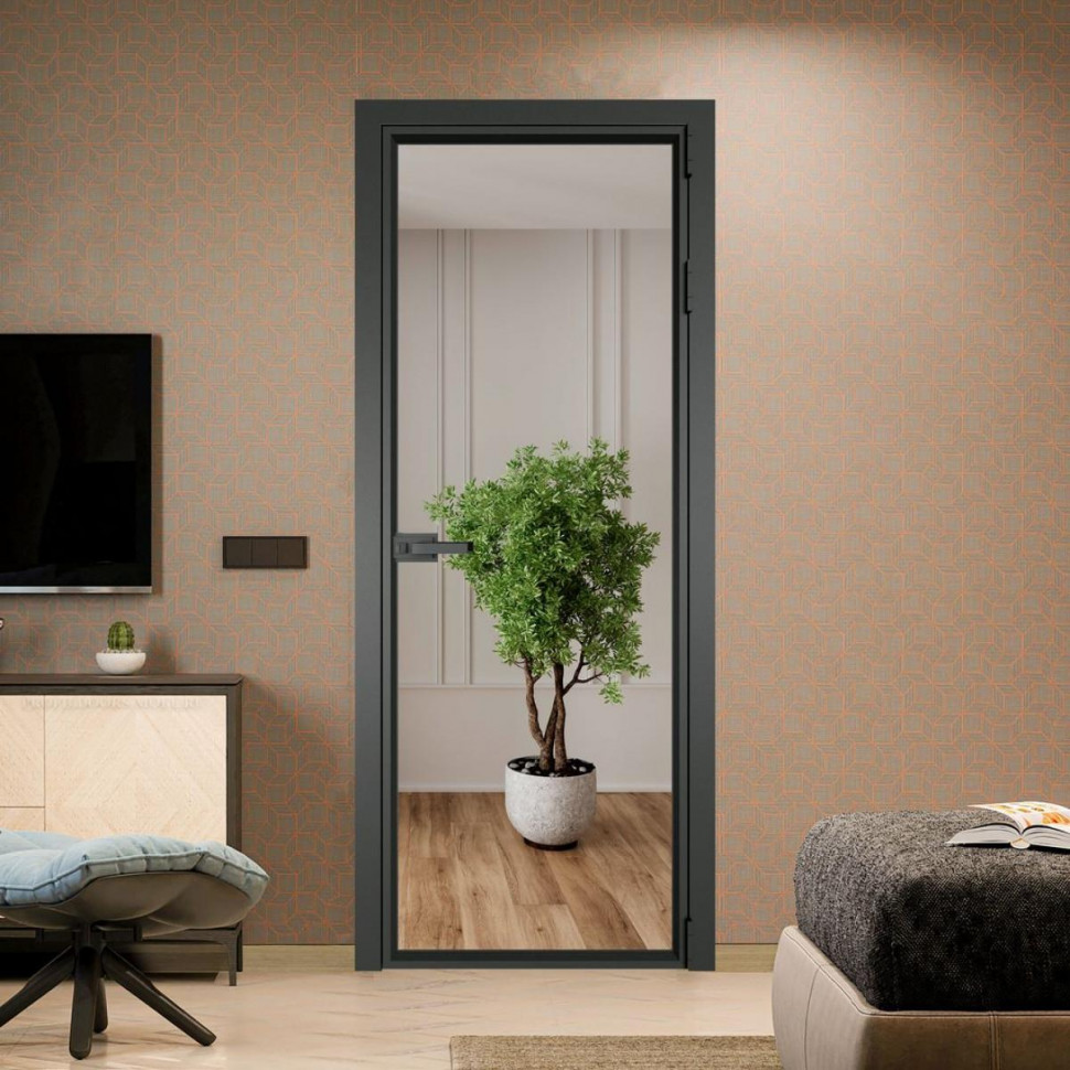 Межкомнатная дверь ProfilDoors 1 AV Зеркало профиль Деорэ