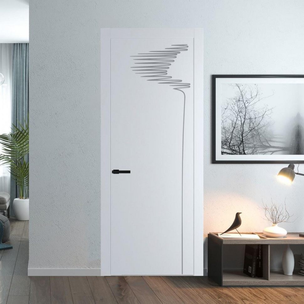 Межкомнатная дверь ProfilDoors 25 PW Вайт Глухая