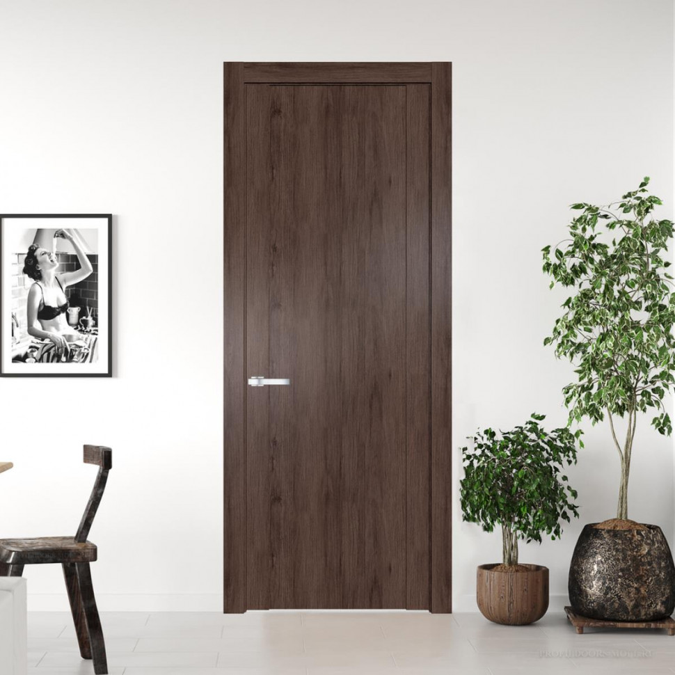 Межкомнатная дверь ProfilDoors 1.1 N Дуб Тобакко