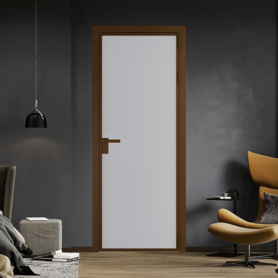 Межкомнатная дверь ProfilDoors 1 AP цвет Лайт грей элегант профиль Деорэ