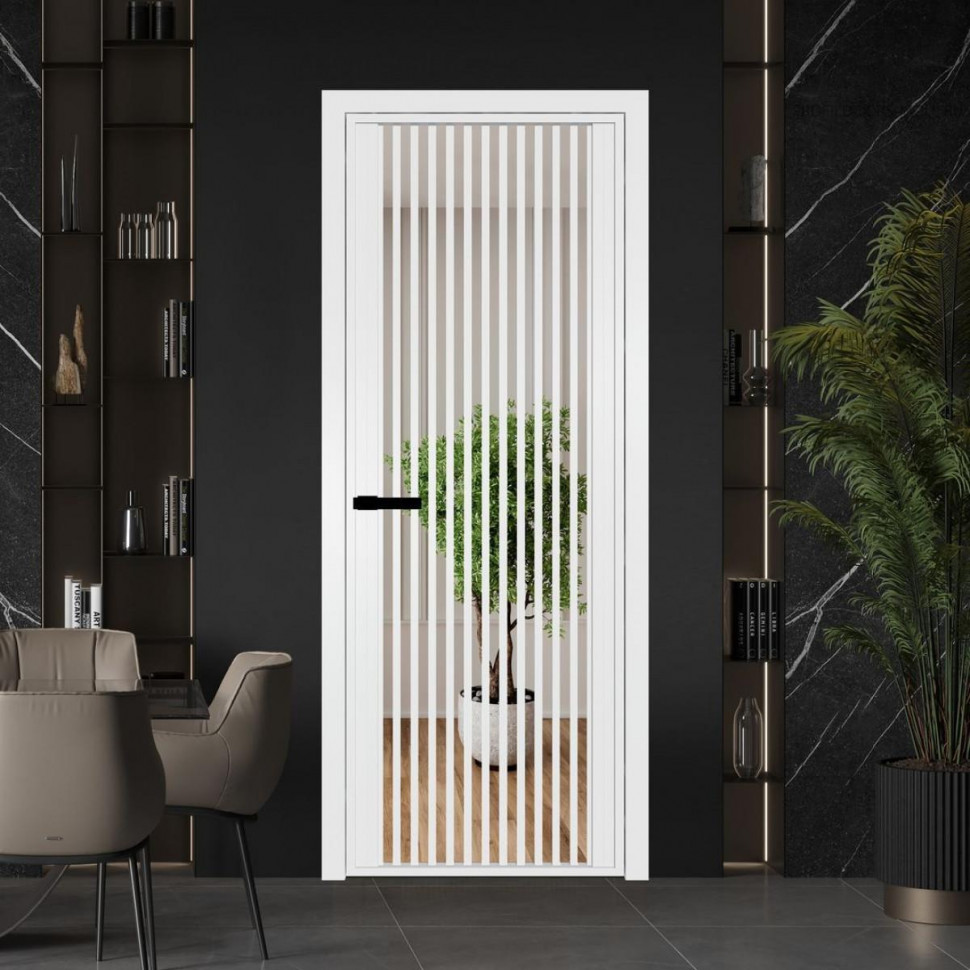 Межкомнатная дверь ProfilDoors 3 AGP Зеркало профиль Вайт
