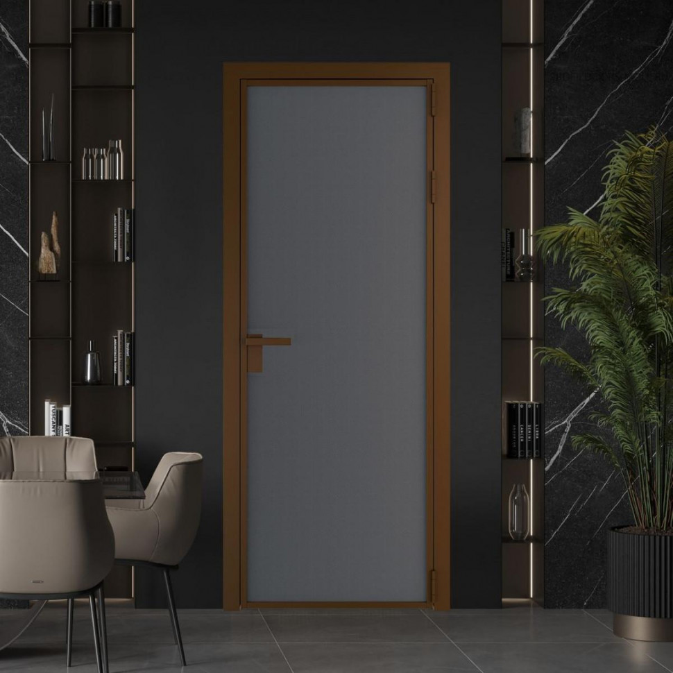 Межкомнатная дверь ProfilDoors 1 AP цвет Графит элегант профиль Деорэ