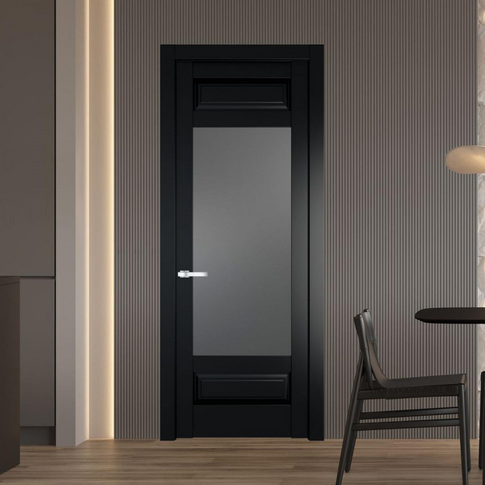 Межкомнатная дверь ProfilDoors 4.3.3 PD цвет Блэк вставка Графит