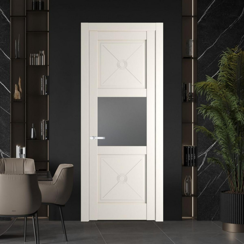 Межкомнатная дверь ProfilDoors 1.4.2PM Перламутр белый Графит