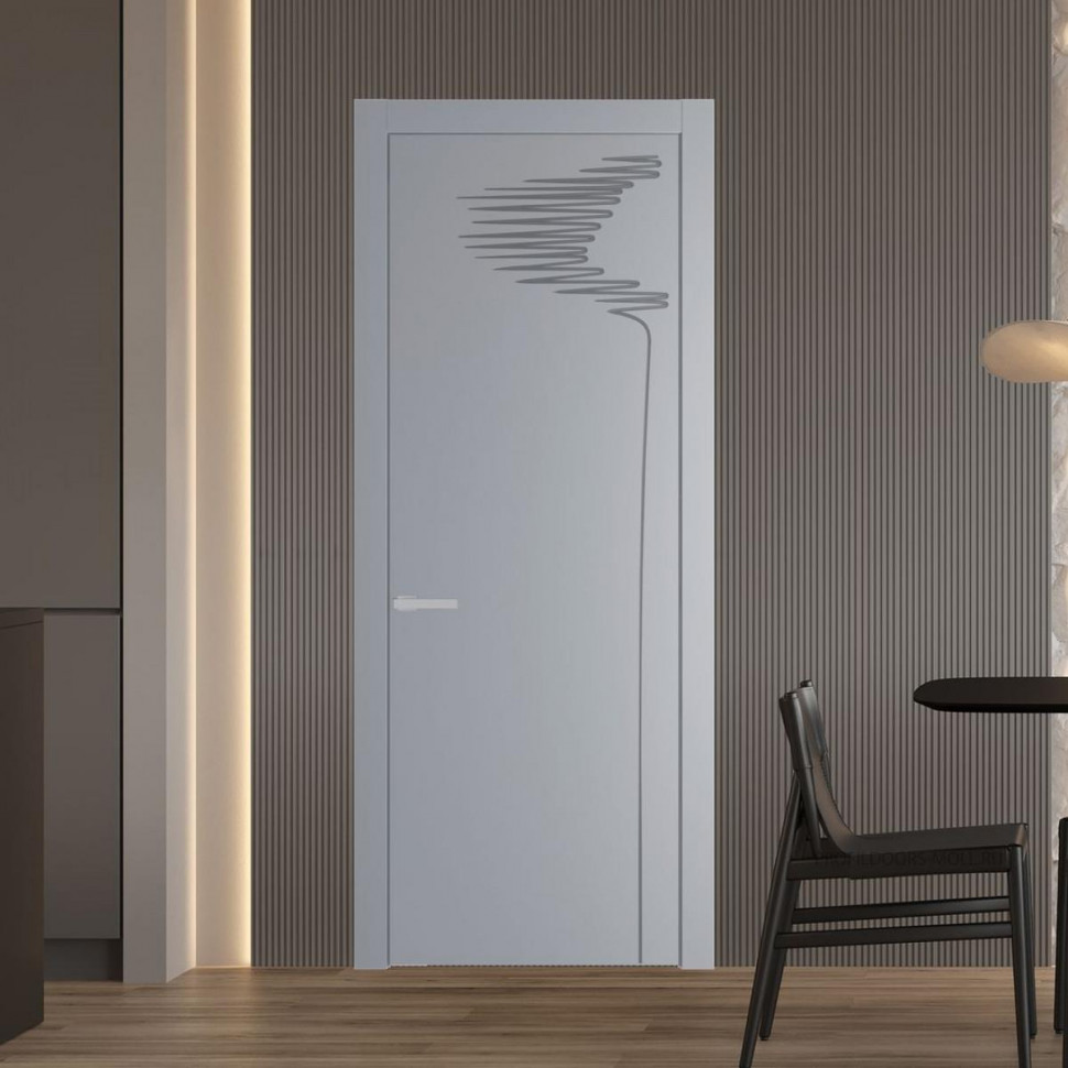 Межкомнатная дверь ProfilDoors 25 PW Смоки Глухая