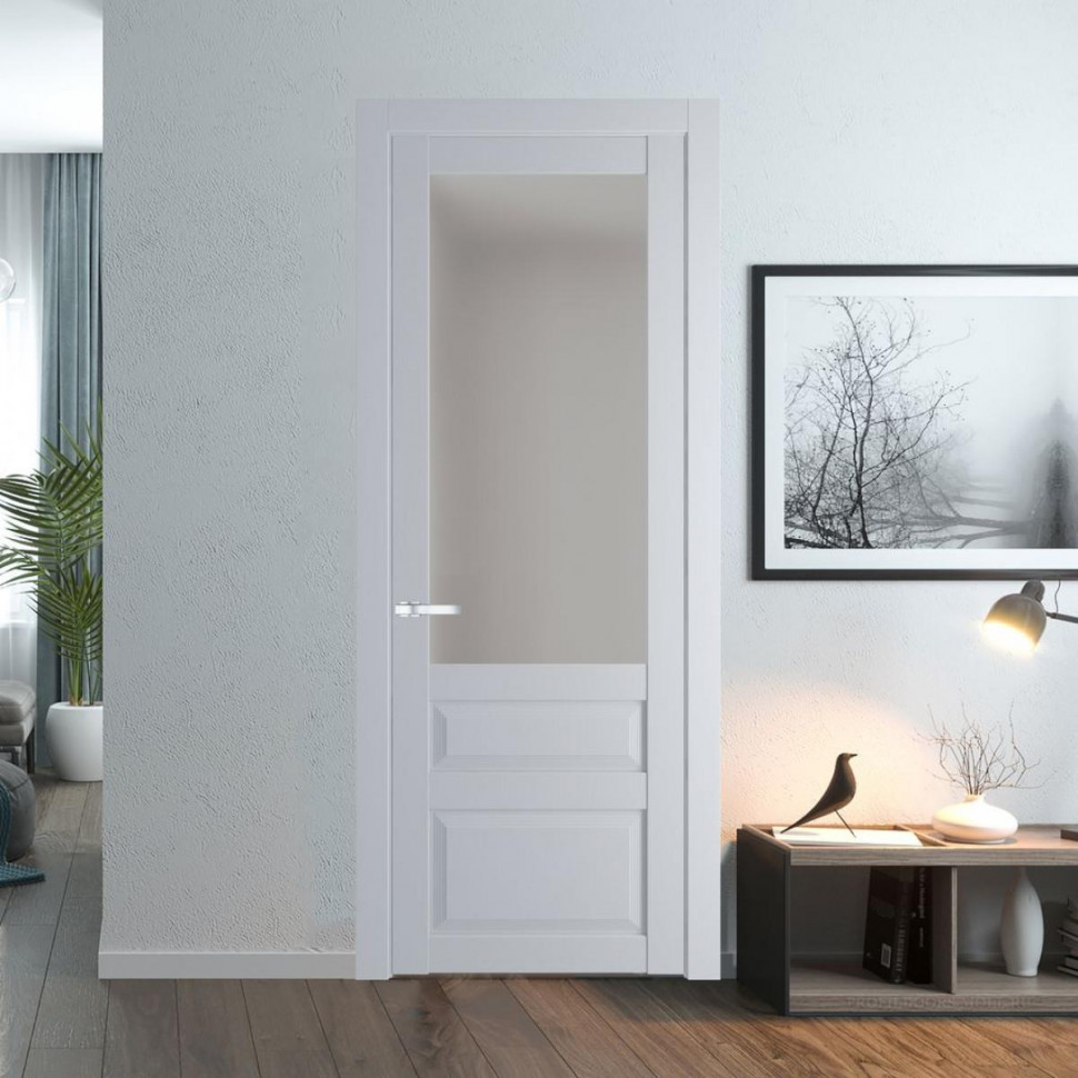 Межкомнатная дверь ProfilDoors 2.5.3 PD цвет Лайт Грей вставка Матовое